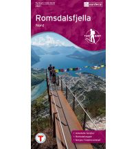 Wanderkarten Skandinavien Turkart 2821 Norwegen - Romsdalsfjella Nord 1:50.000 Nordeca