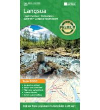 Wanderkarten Nordeca Topo3000 3002 Norwegen - Langsua 1:50.000 Nordeca