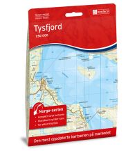 Wanderkarten Skandinavien Norge-serien-Karte 10135, Tysfjord 1:50.000 Nordeca