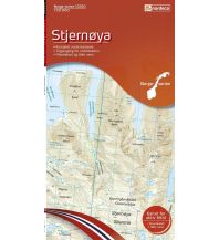 Wanderkarten Skandinavien Norge-serien-Karte 10180, Stjernøya 1:50.000 Nordeca