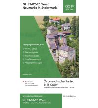Wanderkarten Steiermark BEV-Karte 4226-West, Neumarkt in Steiermark 1:25.000 BEV – Bundesamt für Eich- und Vermessungswesen