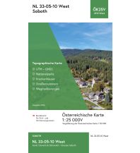 Hiking Maps Carinthia BEV-Karte 4110-West, Soboth 1:25.000 BEV – Bundesamt für Eich- und Vermessungswesen