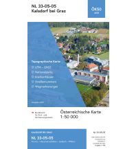 Wanderkarten Steiermark BEV-Karte 4105, Kalsdorf bei Graz 1:50.000 BEV – Bundesamt für Eich- und Vermessungswesen