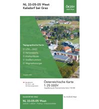 Wanderkarten Steiermark BEV-Karte 4105-West, Kalsdorf bei Graz 1:25.000 BEV – Bundesamt für Eich- und Vermessungswesen