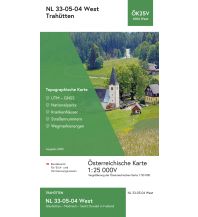 Wanderkarten Steiermark BEV-Karte 4104-West, Trahütten 1:25.000 BEV – Bundesamt für Eich- und Vermessungswesen