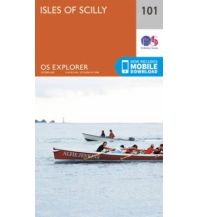 Hiking Maps England OS Explorer Map 101, Isles of Scilly 1:25.000 Ordnance Survey UK