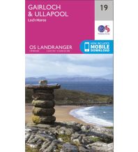 Wanderkarten Schottland OS Landranger Map 19, Gairloch & Ullapool, Loch Maree 1:50.000 Ordnance Survey UK