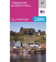 Wanderkarten Schottland OS Landranger Map 47, Tobermory & North Mull 1:50.000 Ordnance Survey UK