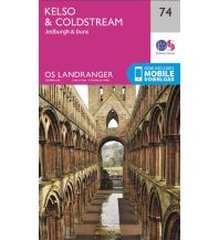Hiking Maps Britain OS Landranger Map 74 Großbritannien - Kelso & Coldstream 1:50.000 Ordnance Survey UK
