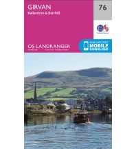 Hiking Maps Britain OS Landranger Map 76 Großbritannien - Girvan 1:50.000 Ordnance Survey UK