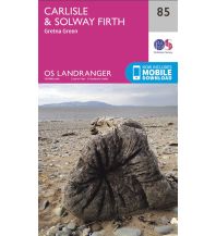 Hiking Maps Britain OS Landranger Map 85 Großbritannien - Carlisle & Solway Firth 1:50.000 Ordnance Survey UK