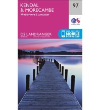 Hiking Maps Britain OS Landranger Map 97 Großbritannien - Kendal & Morecambe 1:50.000 Ordnance Survey UK