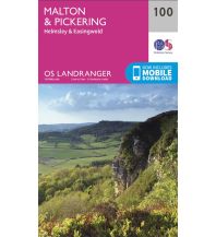 Hiking Maps Britain OS Landranger Map 100 Großbritannien - Malton & Pickering 1:50.000 Ordnance Survey UK