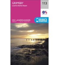 Hiking Maps Britain OS Landranger Map 113 Großbritannien - Grimsby 1:50.000 Ordnance Survey UK