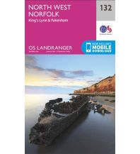 Hiking Maps Britain OS Landranger Map 132 Großbritannien - North West Norfolk 1:50.000 Ordnance Survey UK