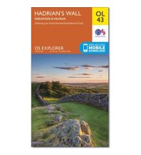 Weitwandern OS Leisure Explorer Map 43 Großbritanien - Hadrian's Wall 1:25.000 Ordnance Survey UK