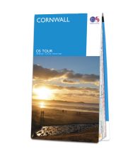 Straßenkarten Großbritannien OS Travel Map 1 - Cornwall 1:100.000 Ordnance Survey UK