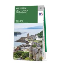 Straßenkarten Großbritannien OS Road Map 2 Großbritannien - Western Scotland & Western Isles (Hebrides) 1:250.000 Ordnance Survey UK