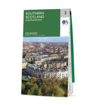 Straßenkarten Großbritannien OS Road Map 3 Großbritannien - Southern Scotland & Northumberland 1:250.000 Ordnance Survey UK