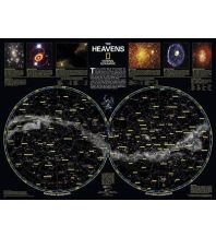 Astronomie National Geographic Wall Map Tube - The Heavens National Geographic Society Maps