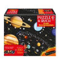 Kinderbücher und Spiele MINT - Wissen gewinnt! Puzzle & Buch: Unser Sonnensystem Usborne Verlag