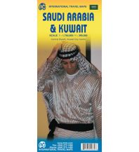Road Maps ITMB Travel Map - Saudi Arabia & Kuwait 1:1.750.000 / 1:390.000 ITMB