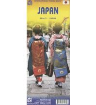 Straßenkarten International Travel Map ITM Japan ITMB