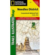 Wanderkarten USA Trails Illustrated Wanderkarte 311, Canyonlands - Needles District National Park National Geographic - Trails Illustrated