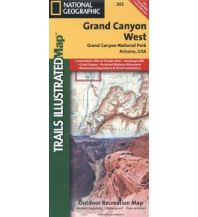 Wanderkarten USA Grand Canyon West National Geographic - Trails Illustrated