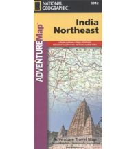 Straßenkarten India Northeast National Geographic Society Maps