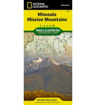 Wanderkarten Nord- und Mittelamerika National Geographic Map 724 USA - Missoula, Mission Mountains 1:70.000 National Geographic - Trails Illustrated