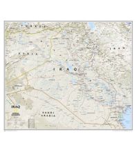 Poster und Wandkarten Iraq Classic laminated 1:1.778.000 National Geographic Society Maps