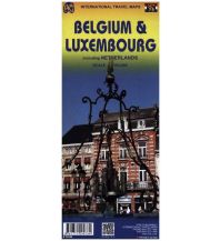 Straßenkarten Topographische Karte Netherlands, Belgium & Luxembourg ITMB