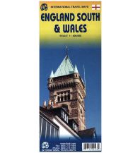 Road Maps International Travel Map ITM Topographische Karte England South ITMB