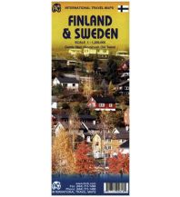 Straßenkarten ITMB Travel Map - Finland & Sweden 1:1.200.000 ITMB