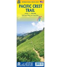 Weitwandern ITMB Travel Map Pacific Coast Trail 1:900.000 ITMB