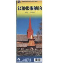 Straßenkarten International Travel Map ITM Topographische Karte Scandinavia ITMB