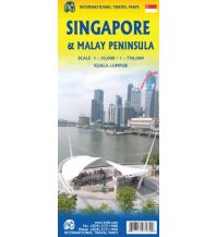 Stadtpläne ITMB Travel Map - Singapore & Malay Peninsula 1:10.000 1:730.000 ITMB