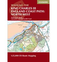 Wanderkarten England Walking the King Charles III England Coast Path: North West - Lancashire & Merseyside Map Booklet Cicerone