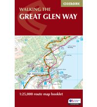 Weitwandern Cicerone Map Booklet Schottland - Walking the Great Glen Way 1:25.000 Cicerone