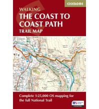 Wanderführer Cicerone Map Booklet Großbritannien - Walking the Coast to Coast Walk 1:25.000 Cicerone