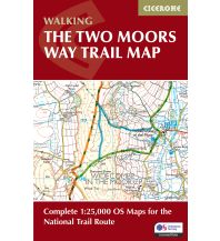 Two Moors Way Trail Map Cicerone