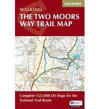 Two Moors Way Trail Map Cicerone