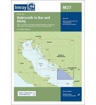 Seekarten Kroatien und Adria Imray Seekarte Kroatien - M27 Dubrovnik to Bar & Ulcinj 1:220.000 FB Imray Laurie Norie & Wilson