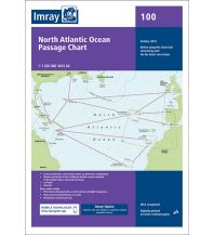 Seekarten Nordatlantik Imray Seekarte - 100 North Atlantic Ocean Passage Chart 1:7.620.000 FB Imray Laurie Norie & Wilson