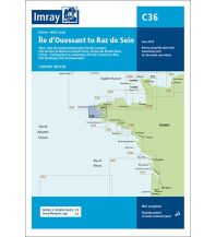 Imray Seekarten Imray Seekarte Chart C36 Frankreich- Île d'Ouessant to Raz de Seine 1:80.000 FB Imray Laurie Norie & Wilson