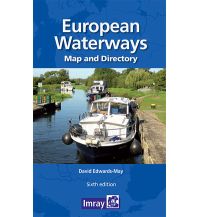 Revierführer Binnen Map of European Waterways 1:4.000.000 FB Imray Laurie Norie & Wilson