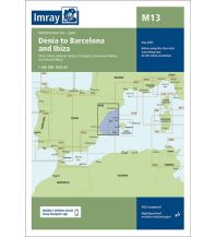 Imray Seekarten Imray Seekarte Spanien - M13 Dénia to Barcelona and Ibiza 1:440.000 FB Imray Laurie Norie & Wilson
