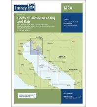 Imray Charts Imray Seekarte M24 - Golfo di Trieste to Lošinj and Rab 1:220.000 Imray, Laurie, Norie & Wilson Ltd.