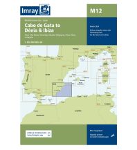 Imray Charts Imray Seekarte M12 - Cabo de Gata to Denia and Ibiza 1:500.000 Imray, Laurie, Norie & Wilson Ltd.